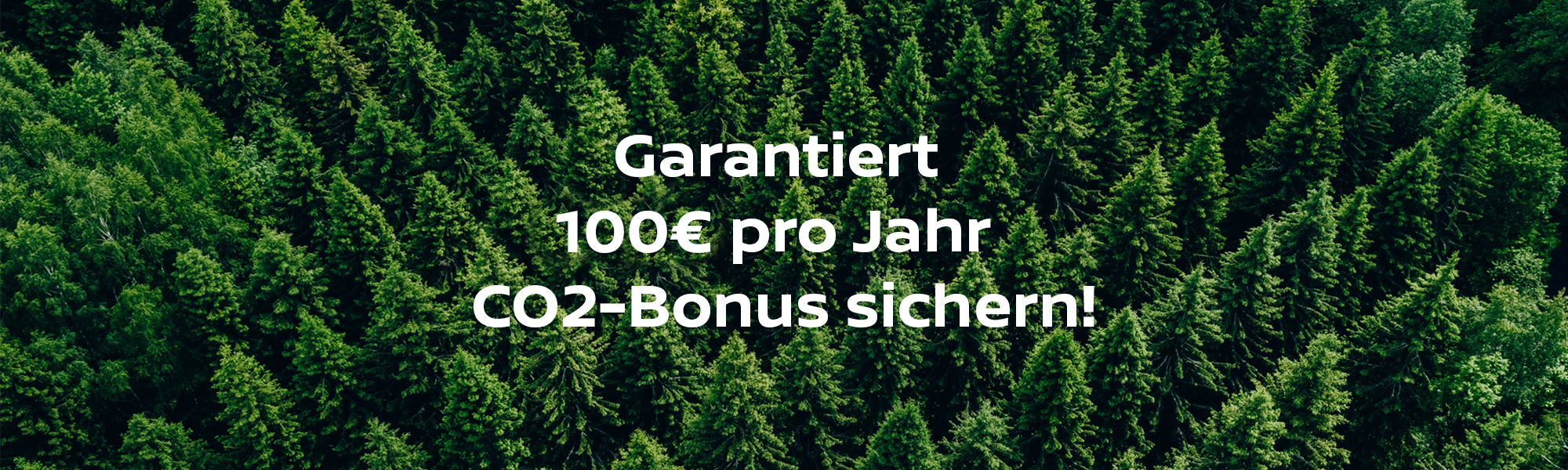 Jetzt CO2-Bonus beantragen und bis zu 100€ sichern